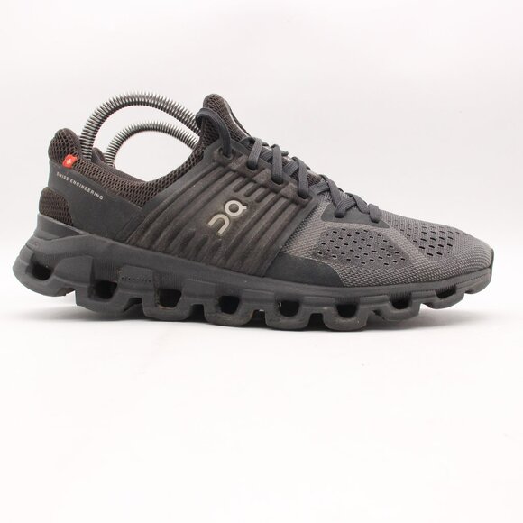 On Running Cloudswift Women's 9 Triple Black Running Swiss Engineering Sneakers - Picture 1 of 10